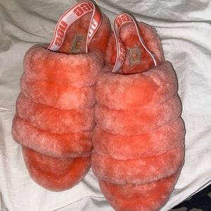 Coral UGG slippers